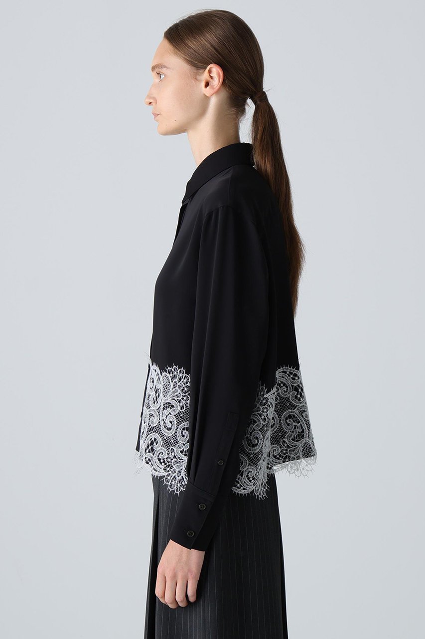 【アドーア/ADORE】のライトジョーゼットブラウス 人気、トレンドファッション・服の通販 founy(ファニー) 　ファッション　Fashion　レディースファッション　Fashion for Women　トップス・カットソー　Cut & Sew Tops　シャツ・ブラウス・オフィスカジュアル　Elegant Blouses & Button-Ups　ジョーゼット　Georgette, Semi-Sheer Fabric　スリーブ　Sleeve, Long Sleeve / Short Sleeve　バランス　Balance, Style Balance　レース　Lace, Lace Fabric　ロング　Long, Long-Length　新作・新入荷　New Arrivals / New In　other-5|ID: prp329100004717901 ipo3291000000034090728