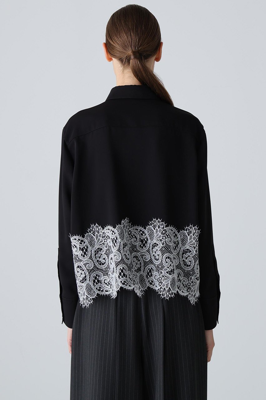【アドーア/ADORE】のライトジョーゼットブラウス 人気、トレンドファッション・服の通販 founy(ファニー) 　ファッション　Fashion　レディースファッション　Fashion for Women　トップス・カットソー　Cut & Sew Tops　シャツ・ブラウス・オフィスカジュアル　Elegant Blouses & Button-Ups　ジョーゼット　Georgette, Semi-Sheer Fabric　スリーブ　Sleeve, Long Sleeve / Short Sleeve　バランス　Balance, Style Balance　レース　Lace, Lace Fabric　ロング　Long, Long-Length　新作・新入荷　New Arrivals / New In　other-6|ID: prp329100004717901 ipo3291000000034090729