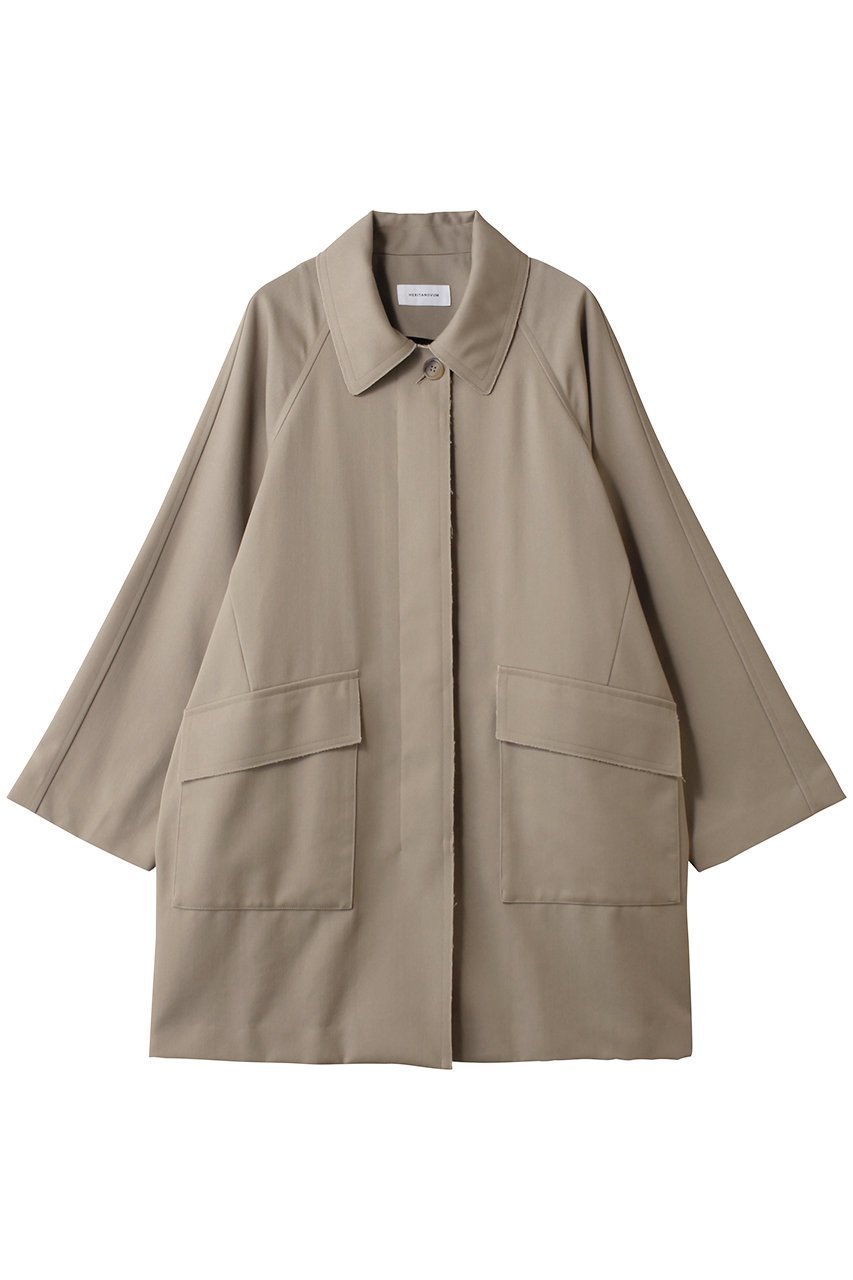 【ガリャルダガランテ/GALLARDAGALANTE】の【HERITANOVUM】ステンカラーカバーオールコート インテリア・キッズ・メンズ・レディースファッション・服の通販 founy(ファニー) 　ファッション　Fashion　レディースファッション　Fashion for Women　アウター　Coat / Outerwear Collection　コート・ロングコート・ピーコート　Long Coats, Peacoats & More　おすすめ　Recommended / Our Picks　スタンダード　Standard, Basic　チェック　Check, Plaid, Tartan　ベーシック　Basic, Essential　マニッシュ　Mannish, Boyish　ロング　Long, Long-Length　ベージュ|ID: prp329100004717906 ipo3291000000035833951