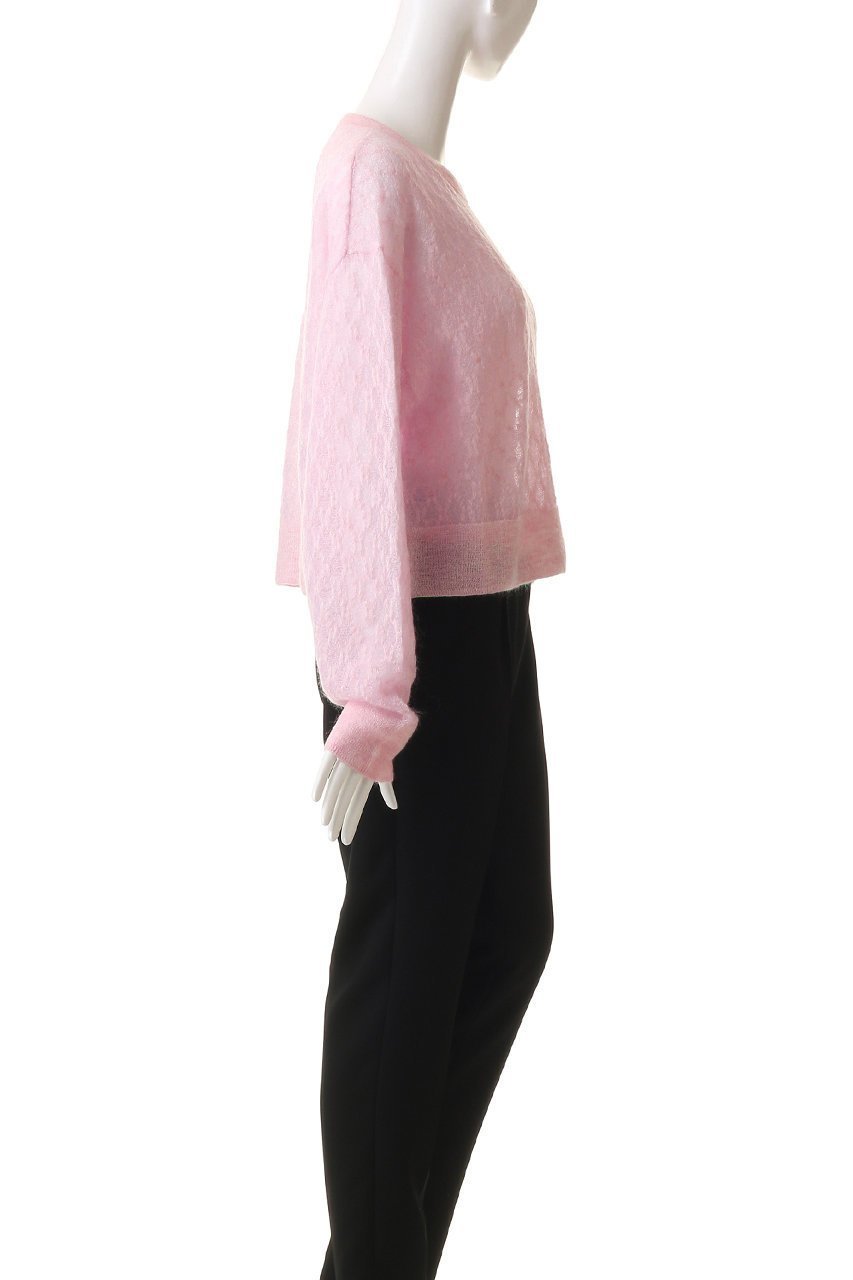 【ガリャルダガランテ/GALLARDAGALANTE】の【HERITANOVUM】シアーモヘヤジャガードニット 人気、トレンドファッション・服の通販 founy(ファニー) 　ファッション　Fashion　レディースファッション　Fashion for Women　トップス・カットソー　Cut & Sew Tops　ニット　Knit Tops & Sweaters　カジュアルプルオーバー・ニットトップス　Pullovers & Knit Tops / Casual Pullovers　おすすめ　Recommended / Our Picks　ショート　Short, Short Length　スウェット / スエット　Sweatshirt, Sweatwear　スタンダード　Standard, Basic　デニム　Denim, Jeans Material　other-3|ID: prp329100004717908 ipo3291000000035833976