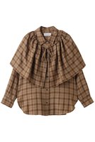 【ガリャルダガランテ/GALLARDAGALANTE】の【HERITANOVUM】ケープシャツ 人気、トレンドファッション・服の通販 founy(ファニー) ファッション Fashion レディースファッション Fashion for Women トップス・カットソー Cut & Sew Tops シャツ・ブラウス・オフィスカジュアル Elegant Blouses & Button-Ups スタンダード Standard, Basic スリーブ Sleeve, Long Sleeve / Short Sleeve ロング Long, Long-Length 新作・新入荷 New Arrivals / New In |ID:prp329100004717912