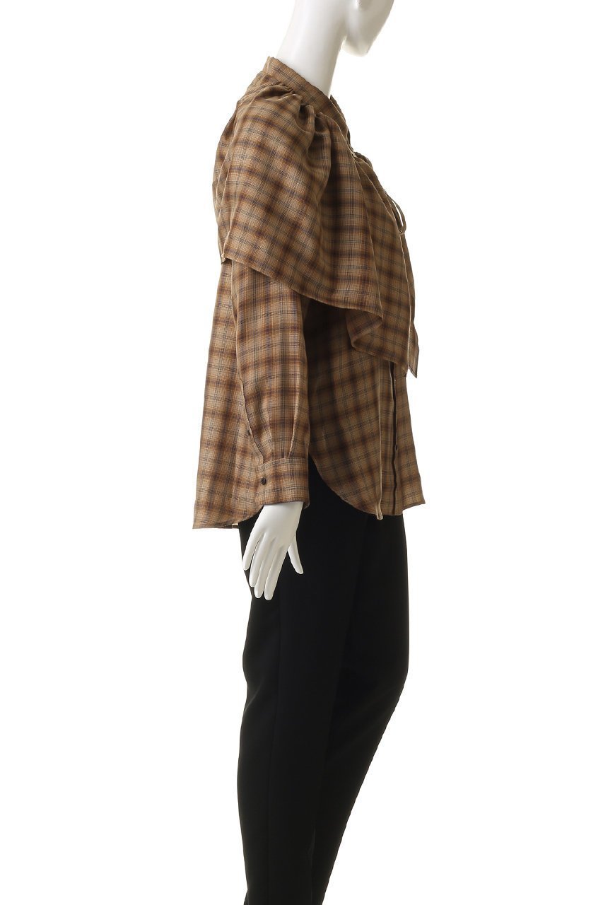 【ガリャルダガランテ/GALLARDAGALANTE】の【HERITANOVUM】ケープシャツ 人気、トレンドファッション・服の通販 founy(ファニー) 　ファッション　Fashion　レディースファッション　Fashion for Women　トップス・カットソー　Cut & Sew Tops　シャツ・ブラウス・オフィスカジュアル　Elegant Blouses & Button-Ups　スタンダード　Standard, Basic　スリーブ　Sleeve, Long Sleeve / Short Sleeve　ロング　Long, Long-Length　新作・新入荷　New Arrivals / New In　other-3|ID: prp329100004717912 ipo3291000000034090805