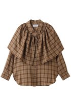 【ガリャルダガランテ/GALLARDAGALANTE】の【HERITANOVUM】ケープシャツ ベージュ|ID: prp329100004717912 ipo3291000000035384318