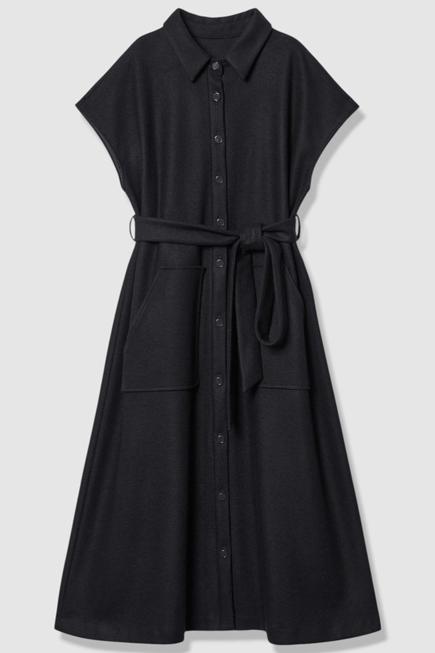 【アナイ/ANAYI】の圧縮スムースシャツジレ ワンピース インテリア・キッズ・メンズ・レディースファッション・服の通販 founy(ファニー) 　ファッション　Fashion　レディースファッション　Fashion for Women　アウター　Coat / Outerwear Collection　ワンピース　Dresses　チュニック　Tunic Tops & Dresses　おすすめ　Recommended / Our Picks　インナー　Innerwear　スリーブ　Sleeve, Long Sleeve / Short Sleeve　チュニック　Tunic, Long Top　ハーフ　Half, Half-Length　ロング　Long, Long-Length　ネイビー|ID: prp329100004717921 ipo3291000000035834009