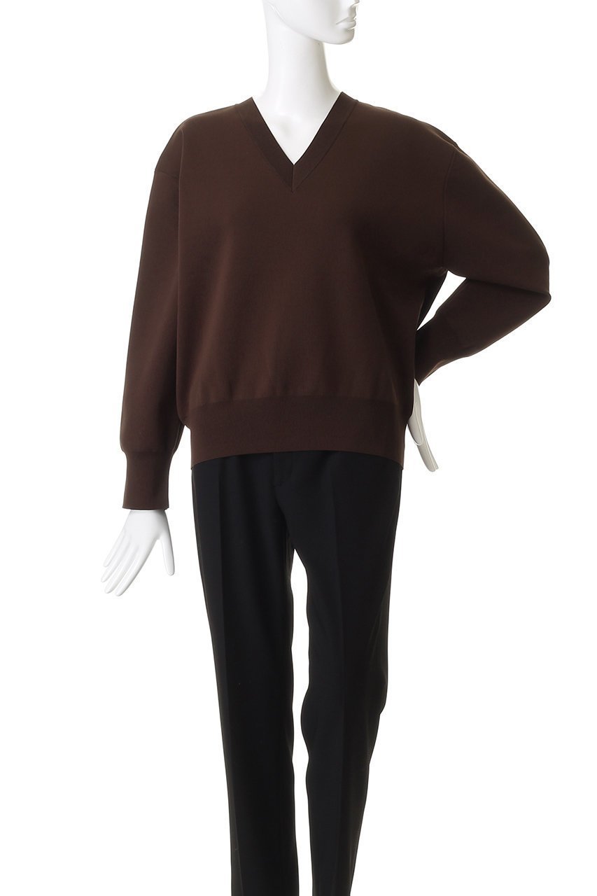 【アナイ/ANAYI】のボリュームショルダーVプルオーバー 人気、トレンドファッション・服の通販 founy(ファニー) 　ファッション　Fashion　レディースファッション　Fashion for Women　トップス・カットソー　Cut & Sew Tops　ニット　Knit Tops & Sweaters　カジュアルプルオーバー・ニットトップス　Pullovers & Knit Tops / Casual Pullovers　ショルダー　Shoulder, Shoulder Strap　シンプル　Simple, Minimal　フォルム　Silhouette, Form　エレガント 上品　Elegant　新作・新入荷　New Arrivals / New In　other-2|ID: prp329100004717926 ipo3291000000034090904