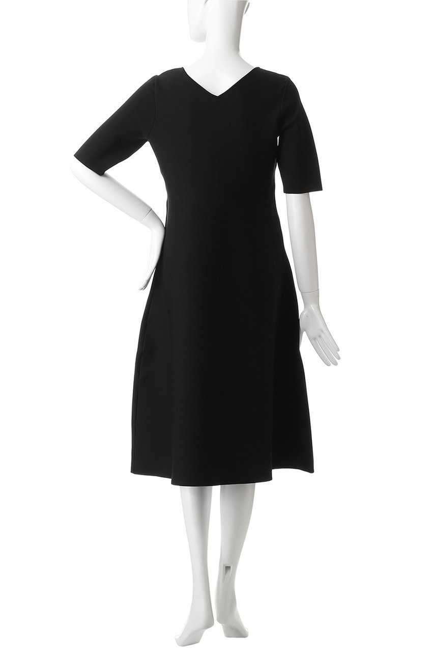 【アナイ/ANAYI】のバックVネックシルエットワンピース 人気、トレンドファッション・服の通販 founy(ファニー) 　ファッション　Fashion　レディースファッション　Fashion for Women　ワンピース　Dresses　チュニック　Tunic Tops & Dresses　おすすめ　Recommended / Our Picks　エレガント 上品　Elegant　シェイプ　Shape, Slim Fit　チュニック　Tunic, Long Top　ロング　Long, Long-Length　半袖　Short Sleeve, Half Sleeve　新作・新入荷　New Arrivals / New In　秋　Autumn　other-4|ID: prp329100004717928 ipo3291000000034090917