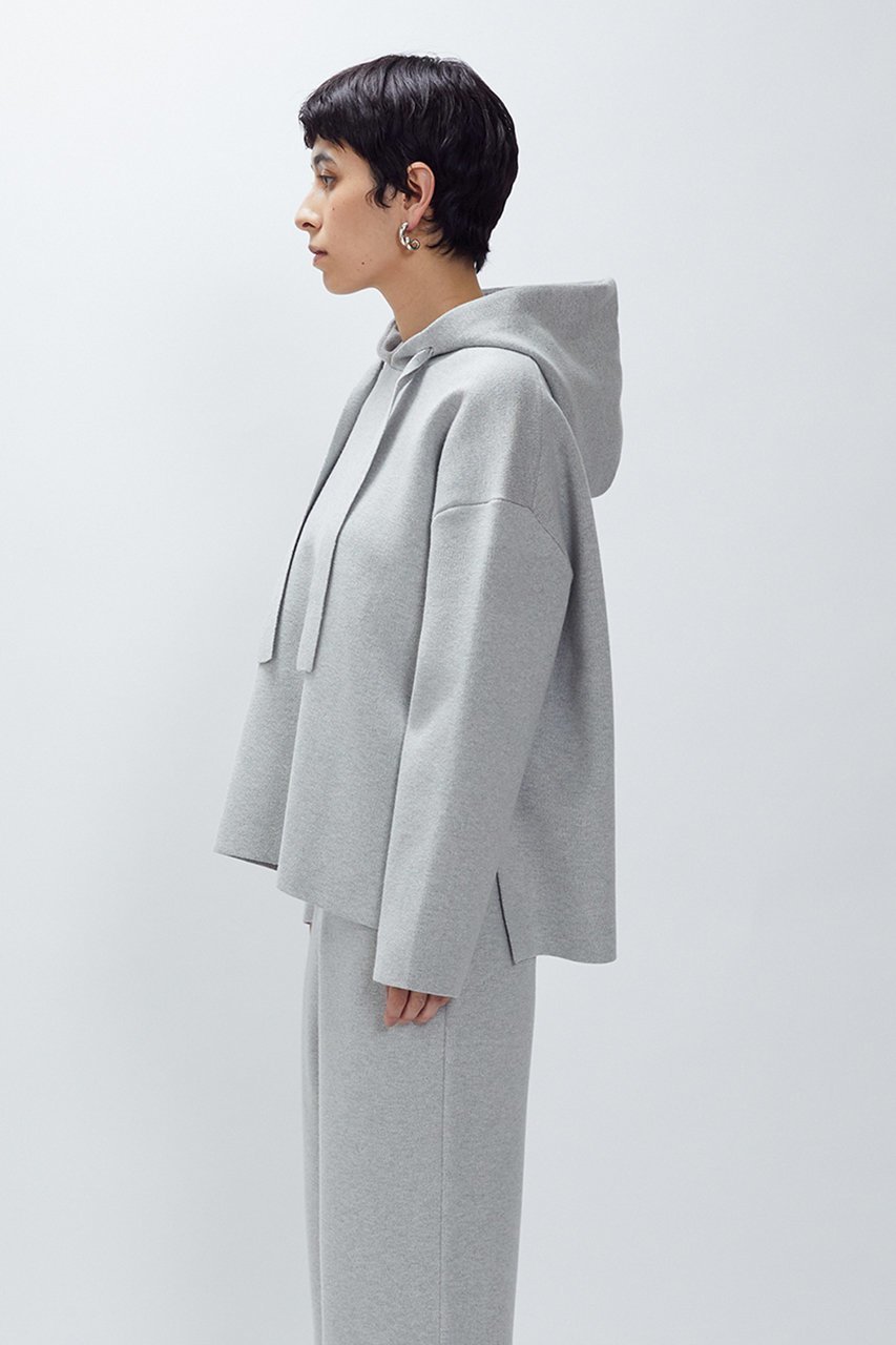 【プルミエ アロンディスモン/1er Arrondissement】のウールコットンスムースニットフーディー 人気、トレンドファッション・服の通販 founy(ファニー) ファッション Fashion レディースファッション Fashion for Women トップス・カットソー Cut & Sew Tops ニット Knit Tops & Sweaters レディースパーカー・カジュアルフーディー Casual Hoodies & Sweatshirts シンプル Simple, Minimal パーカー Hoodie, Parka フォルム Silhouette, Form エレガント 上品 Elegant other-6|ID: prp329100004717929 ipo3291000000034308375