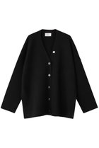 【プルミエ アロンディスモン/1er Arrondissement】のウールコットンスムースニットカーディガン ブラック|ID:prp329100004717931