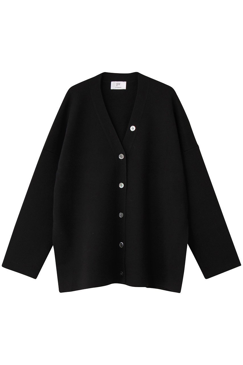 【プルミエ アロンディスモン/1er Arrondissement】のウールコットンスムースニットカーディガン インテリア・キッズ・メンズ・レディースファッション・服の通販 founy(ファニー) ファッション Fashion レディースファッション Fashion for Women トップス・カットソー Cut & Sew Tops ニット Knit Tops & Sweaters カーディガン・羽織り Layered Style Cardigans カーディガン Cardigan, Knitwear シンプル Simple, Minimal デコルテ Décolleté, Neckline フォルム Silhouette, Form エレガント 上品 Elegant ブラック|ID: prp329100004717931 ipo3291000000035834053