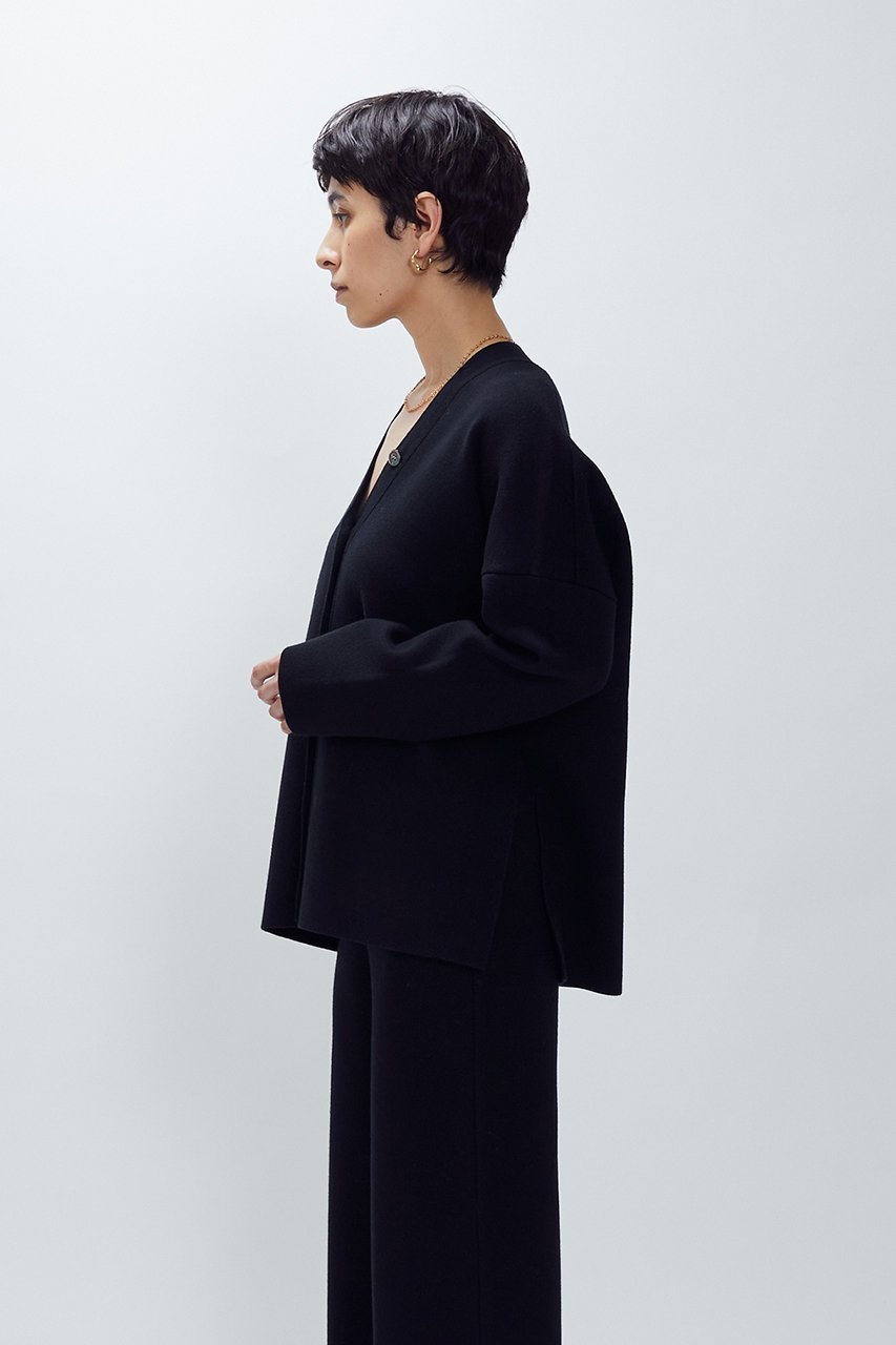 【プルミエ アロンディスモン/1er Arrondissement】のウールコットンスムースニットカーディガン 人気、トレンドファッション・服の通販 founy(ファニー) ファッション Fashion レディースファッション Fashion for Women トップス・カットソー Cut & Sew Tops ニット Knit Tops & Sweaters カーディガン・羽織り Layered Style Cardigans カーディガン Cardigan, Knitwear シンプル Simple, Minimal デコルテ Décolleté, Neckline フォルム Silhouette, Form エレガント 上品 Elegant other-6|ID: prp329100004717931 ipo3291000000035834061