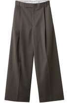 【プルミエ アロンディスモン/1er Arrondissement】の杢ツイルカーブトラウザー カーキ|ID: prp329100004717936 ipo3291000000035500636