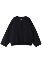 【プルミエ アロンディスモン/1er Arrondissement】のダブルビーバーコクーンショートコート ネイビー|ID: prp329100004717940 ipo3291000000034090993