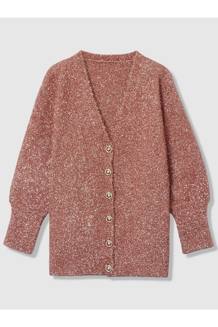 【アルアバイル/allureville】の【LOULOU WILLOUGHBY】フィルムラメミドルカーディガン インテリア・キッズ・メンズ・レディースファッション・服の通販 founy(ファニー) https://founy.com/ ファッション Fashion レディースファッション Fashion for Women トップス・カットソー Cut & Sew Tops ニット Knit Tops & Sweaters カーディガン・羽織り Layered Style Cardigans カフス Cuff Design カーディガン Cardigan, Knitwear ミドル Middle Length, Mid Height ロング Long, Long-Length |ID: prp329100004717943 ipo3291000000035384361