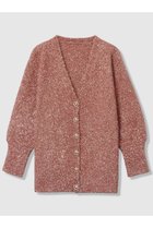 【アルアバイル/allureville】の【LOULOU WILLOUGHBY】フィルムラメミドルカーディガン ピンク|ID:prp329100004717943