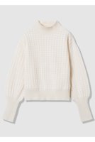 【アルアバイル/allureville】の【LOULOU WILLOUGHBY】ロングリブカフスモールプルオーバー 人気、トレンドファッション・服の通販 founy(ファニー) ファッション Fashion レディースファッション Fashion for Women トップス・カットソー Cut & Sew Tops ニット Knit Tops & Sweaters カジュアルプルオーバー・ニットトップス Pullovers & Knit Tops / Casual Pullovers モックネック Mock Neck, Short Turtleneck 再入荷 Restock / Back in Stock 無地 Plain, Solid Color A/W・秋冬 Autumn/Winter |ID:prp329100004717944
