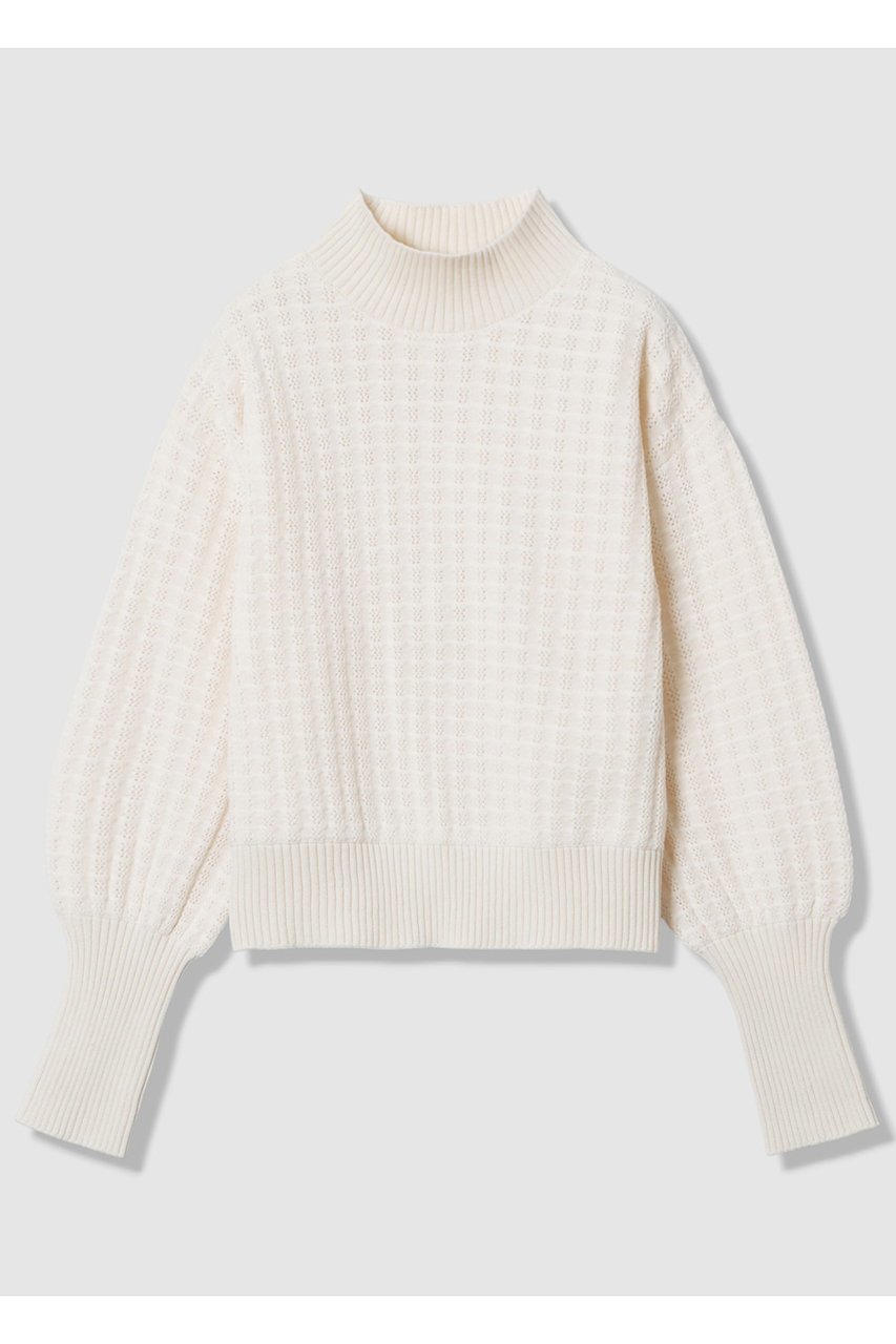 【アルアバイル/allureville】の【LOULOU WILLOUGHBY】ロングリブカフスモールプルオーバー インテリア・キッズ・メンズ・レディースファッション・服の通販 founy(ファニー) 　ファッション　Fashion　レディースファッション　Fashion for Women　トップス・カットソー　Cut & Sew Tops　ニット　Knit Tops & Sweaters　カジュアルプルオーバー・ニットトップス　Pullovers & Knit Tops / Casual Pullovers　モックネック　Mock Neck, Short Turtleneck　新作・新入荷　New Arrivals / New In　無地　Plain, Solid Color　A/W・秋冬　Autumn/Winter　アイボリー|ID: prp329100004717944 ipo3291000000034091030