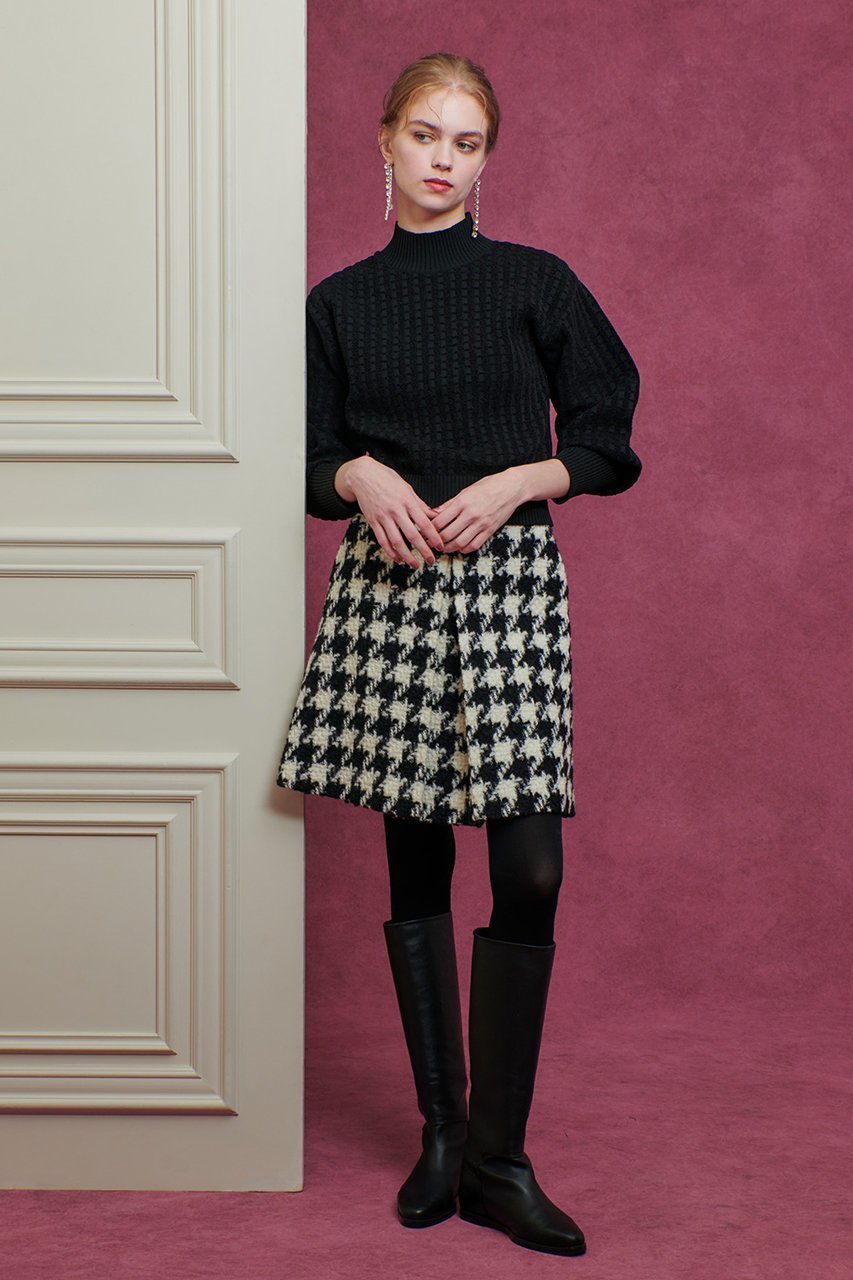【アルアバイル/allureville】の【LOULOU WILLOUGHBY】ロングリブカフスモールプルオーバー 人気、トレンドファッション・服の通販 founy(ファニー) 　ファッション　Fashion　レディースファッション　Fashion for Women　トップス・カットソー　Cut & Sew Tops　ニット　Knit Tops & Sweaters　カジュアルプルオーバー・ニットトップス　Pullovers & Knit Tops / Casual Pullovers　モックネック　Mock Neck, Short Turtleneck　新作・新入荷　New Arrivals / New In　無地　Plain, Solid Color　A/W・秋冬　Autumn/Winter　other-5|ID: prp329100004717944 ipo3291000000034091039