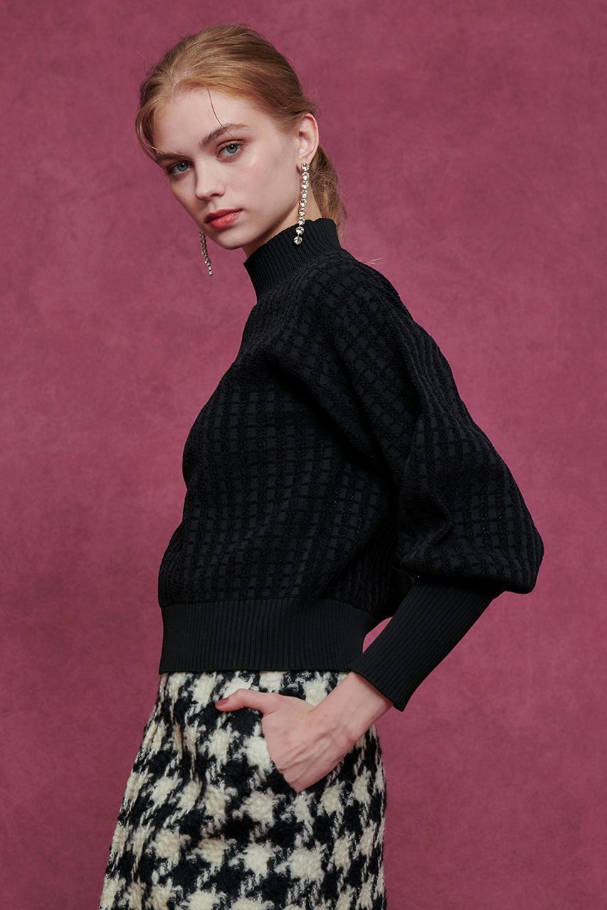 【アルアバイル/allureville】の【LOULOU WILLOUGHBY】ロングリブカフスモールプルオーバー 人気、トレンドファッション・服の通販 founy(ファニー) 　ファッション　Fashion　レディースファッション　Fashion for Women　トップス・カットソー　Cut & Sew Tops　ニット　Knit Tops & Sweaters　カジュアルプルオーバー・ニットトップス　Pullovers & Knit Tops / Casual Pullovers　モックネック　Mock Neck, Short Turtleneck　新作・新入荷　New Arrivals / New In　無地　Plain, Solid Color　A/W・秋冬　Autumn/Winter　other-7|ID: prp329100004717944 ipo3291000000034091042