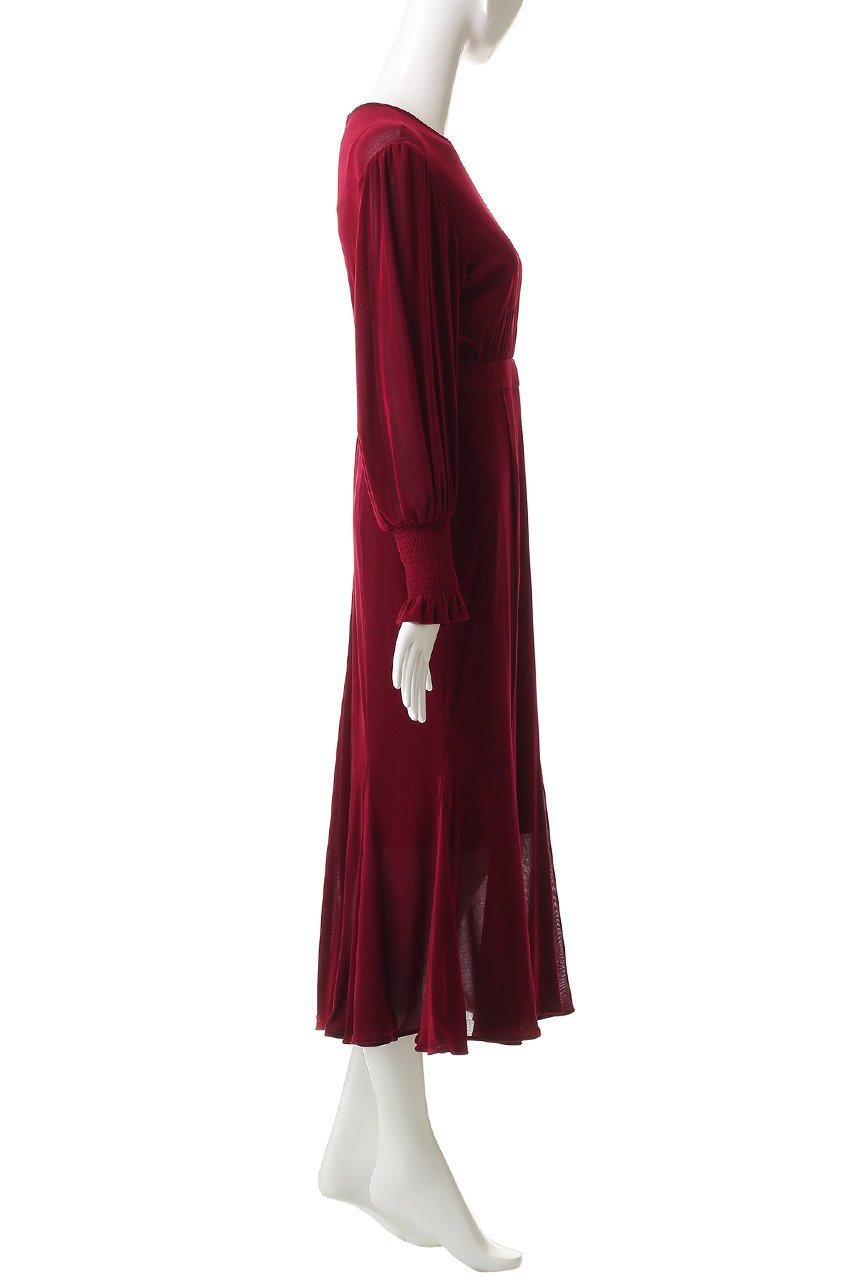 【アルアバイル/allureville】の【LOULOU WILLOUGHBY】チュールフロッキーマーメイドワンピース 人気、トレンドファッション・服の通販 founy(ファニー) ファッション Fashion レディースファッション Fashion for Women ワンピース Dresses チュニック Tunic Tops & Dresses なめらか Smooth, Silky Texture カフス Cuff Design クラシカル Classical, Vintage-Inspired クラシック Classic, Timeless Style シャーリング Shirring, Ruched チュニック Tunic, Long Top チュール Tulip, Tulip Motif ドレス Dress, One-Piece ベロア Velour, Soft Velvet マーメイド Mermaid, Fishtail Silhouette ロング Long, Long-Length エレガント 上品 Elegant other-6|ID: prp329100004717945 ipo3291000000034337241