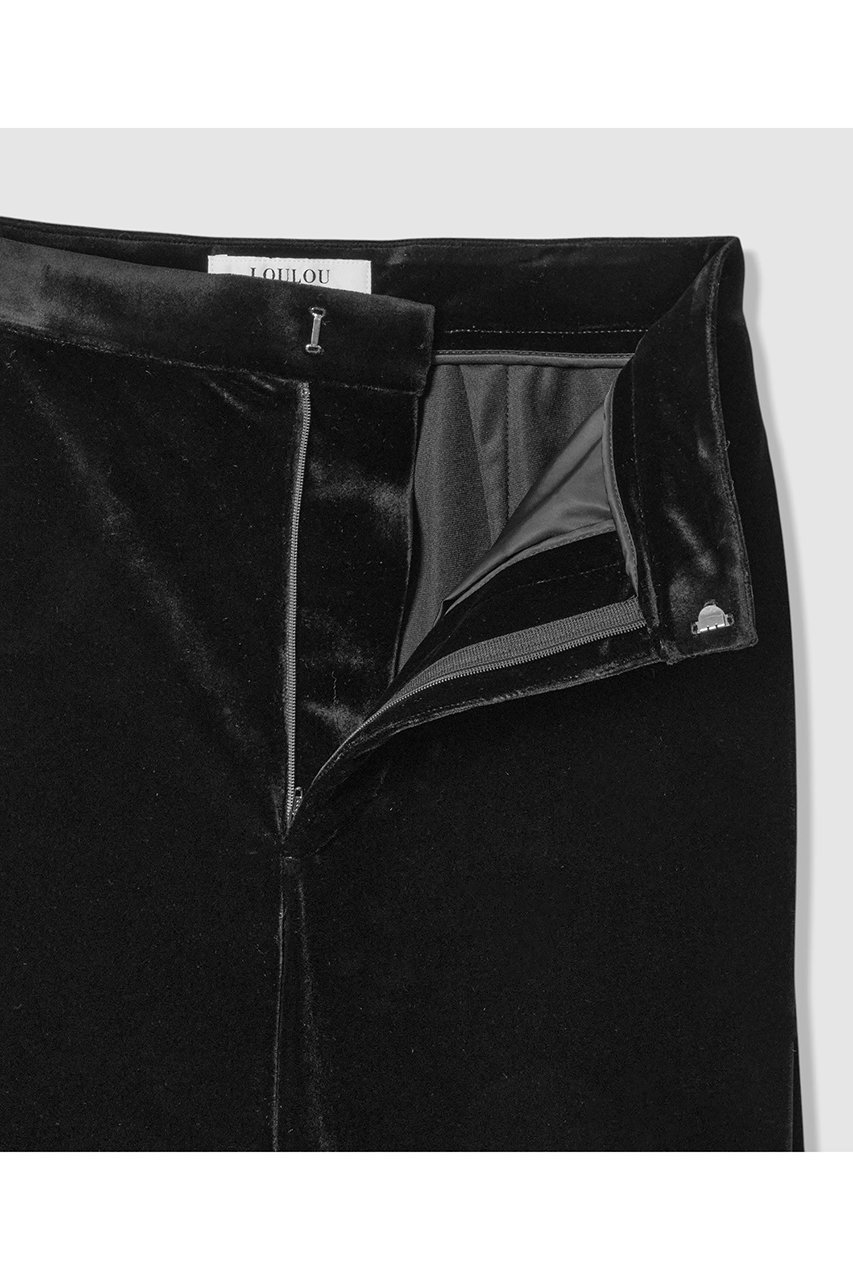 【アルアバイル/allureville】の【LOULOU WILLOUGHBY】トリアセベロアパンツ 人気、トレンドファッション・服の通販 founy(ファニー) 　ファッション　Fashion　レディースファッション　Fashion for Women　パンツ　Pants & Trousers　なめらか　Smooth, Silky Texture　シンプル　Simple, Minimal　ベロア　Velour, Soft Velvet　新作・新入荷　New Arrivals / New In　other-4|ID: prp329100004717946 ipo3291000000034091060