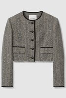 【アルアバイル/allureville】の【LOULOU WILLOUGHBY】LINTONラメツイードショートジャケット 人気、トレンドファッション・服の通販 founy(ファニー) ファッション Fashion レディースファッション Fashion for Women アウター Coat / Outerwear Collection レディースジャケット・軽アウター Jackets おすすめ Recommended / Our Picks ショート Short, Short Length ジャケット Jacket, Outerwear セットアップ Set-Up, Coordinated Outfit ツイード Twill, Twill Weave バランス Balance, Style Balance エレガント 上品 Elegant 新作・新入荷 New Arrivals / New In |ID:prp329100004717947