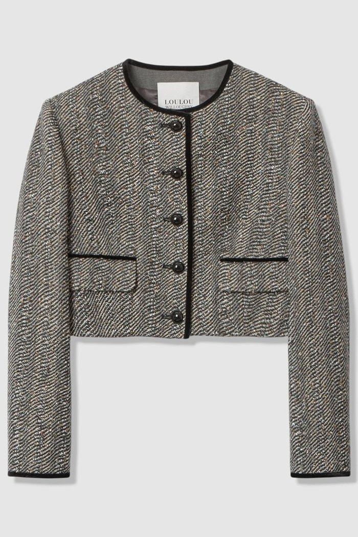 【アルアバイル/allureville】の【LOULOU WILLOUGHBY】LINTONラメツイードショートジャケット インテリア・キッズ・メンズ・レディースファッション・服の通販 founy(ファニー) https://founy.com/ ファッション Fashion レディースファッション Fashion for Women アウター Coat / Outerwear Collection レディースジャケット・軽アウター Jackets おすすめ Recommended / Our Picks ショート Short, Short Length ジャケット Jacket, Outerwear セットアップ Set-Up, Coordinated Outfit ツイード Twill, Twill Weave バランス Balance, Style Balance エレガント 上品 Elegant |ID: prp329100004717947 ipo3291000000035834125