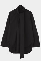 【ル フィル/LE PHIL】のコンパクトナイロンボウタイブラウス 人気、トレンドファッション・服の通販 founy(ファニー) ファッション Fashion レディースファッション Fashion for Women トップス・カットソー Cut & Sew Tops シャツ・ブラウス・オフィスカジュアル Elegant Blouses & Button-Ups おすすめ Recommended / Our Picks シンプル Simple, Minimal スリーブ Sleeve, Long Sleeve / Short Sleeve セットアップ Set-Up, Coordinated Outfit タフタ Taffeta, Structured Fabric ボトム Bottoms, Lower Wear ロング Long, Long-Length 今季 This Season, Current Season 新作・新入荷 New Arrivals / New In |ID:prp329100004717952