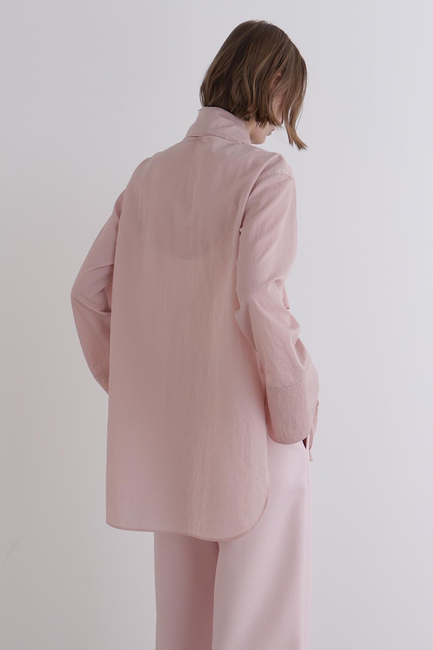 【ル フィル/LE PHIL】のコンパクトナイロンボウタイブラウス 人気、トレンドファッション・服の通販 founy(ファニー) 　ファッション　Fashion　レディースファッション　Fashion for Women　トップス・カットソー　Cut & Sew Tops　シャツ・ブラウス・オフィスカジュアル　Elegant Blouses & Button-Ups　おすすめ　Recommended / Our Picks　シンプル　Simple, Minimal　スリーブ　Sleeve, Long Sleeve / Short Sleeve　セットアップ　Set-Up, Coordinated Outfit　タフタ　Taffeta, Structured Fabric　ボトム　Bottoms, Lower Wear　ロング　Long, Long-Length　今季　This Season, Current Season　新作・新入荷　New Arrivals / New In　other-5|ID: prp329100004717952 ipo3291000000034826218