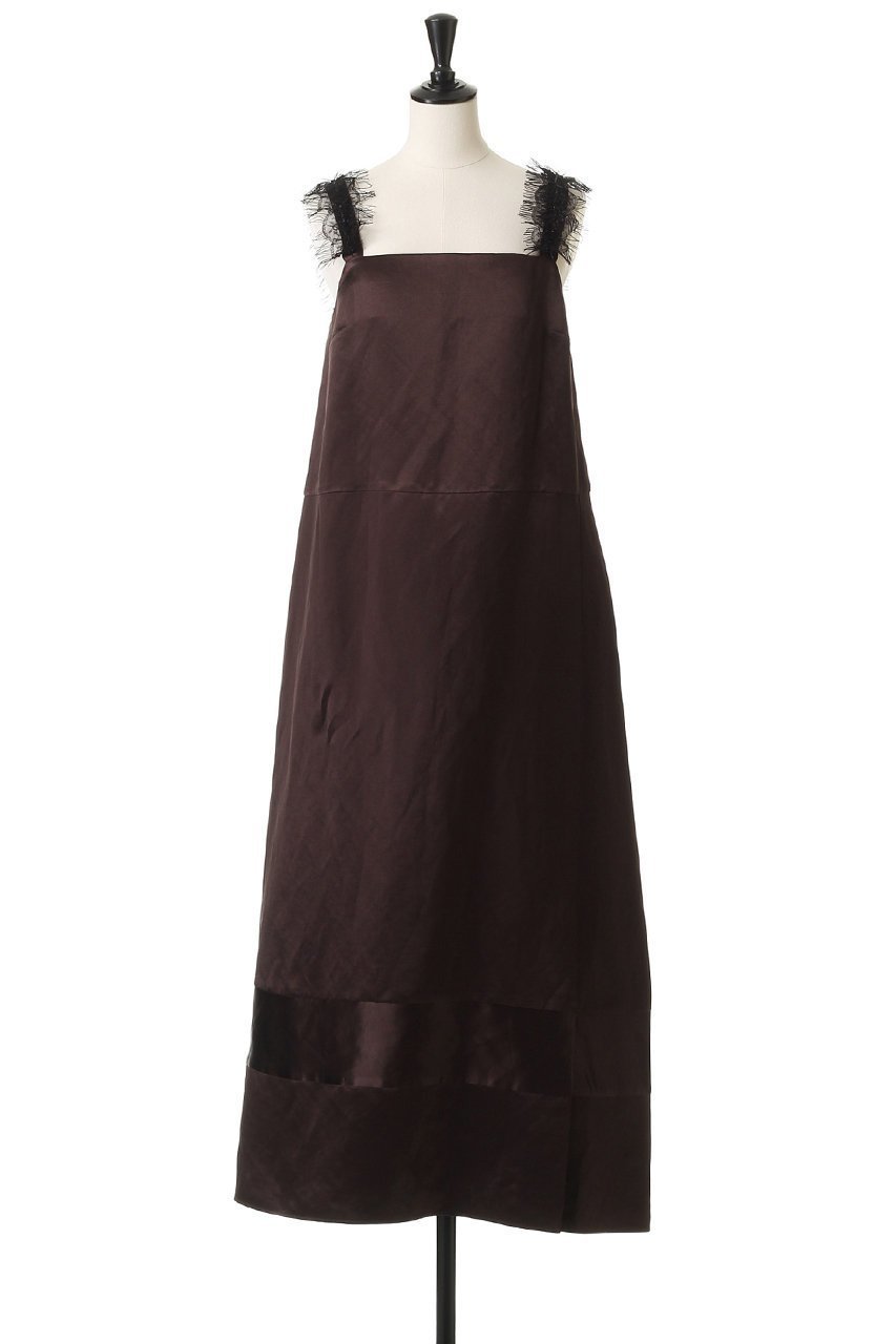 【ブラミンク/BLAMINK】のレースストラップドレス 人気、トレンドファッション・服の通販 founy(ファニー) 　ファッション　Fashion　レディースファッション　Fashion for Women　ワンピース　Dresses　フォーマル・パーティードレス・結婚式用ドレス　Elegant & Casual Dresses　チュニック　Tunic Tops & Dresses　サテン　Satin, Glossy Fabric　チュニック　Tunic, Long Top　ドレス　Dress, One-Piece　フェミニン　Feminine, Girly　ラップ　Wrap, Wrap Design　リボン　Ribbon, Bow　レース　Lace, Lace Fabric　エレガント 上品　Elegant　other-2|ID: prp329100004717956 ipo3291000000035584068