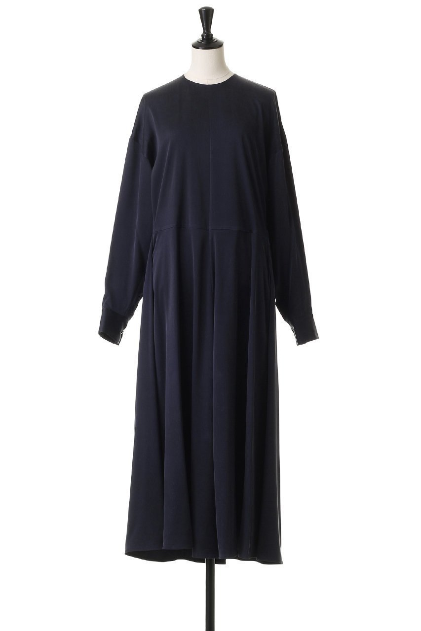 【ブラミンク/BLAMINK】のロングスリーブドレス 人気、トレンドファッション・服の通販 founy(ファニー) 　ファッション　Fashion　レディースファッション　Fashion for Women　ワンピース　Dresses　フォーマル・パーティードレス・結婚式用ドレス　Elegant & Casual Dresses　チュニック　Tunic Tops & Dresses　オケージョン　Occasion Wear　シルク　Silk, 100% Silk　チュニック　Tunic, Long Top　ドレス　Dress, One-Piece　ファブリック　Fabric, Textile　フレア　Flare, Flared　ロング　Long, Long-Length　エレガント 上品　Elegant　新作・新入荷　New Arrivals / New In　other-2|ID: prp329100004717957 ipo3291000000034091134