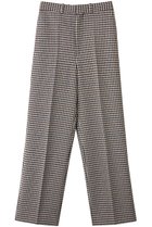 【ブラミンク/BLAMINK】のチェックストレートパンツ ブラック|ID: prp329100004717960 ipo3291000000035384414