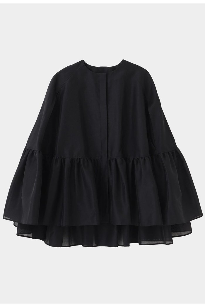 【ル フィル/LE PHIL】のシアーオーガンジーケープブラウス インテリア・キッズ・メンズ・レディースファッション・服の通販 founy(ファニー) https://founy.com/ ファッション Fashion レディースファッション Fashion for Women トップス・カットソー Cut & Sew Tops シャツ・ブラウス・オフィスカジュアル Elegant Blouses & Button-Ups おすすめ Recommended / Our Picks オーガンジー Organza Fabric シアー Sheer, See-Through スタンダード Standard, Basic スリット Slit, Slit Detail スリーブ Sleeve, Long Sleeve / Short Sleeve タートルネック Turtleneck, High Neck ボトム Bottoms, Lower Wear ロング Long, Long-Length ワイド Wide, Wide Fit 新作・新入荷 New Arrivals / New In |ID: prp329100004717973 ipo3291000000034091233