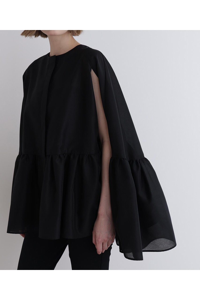 【ル フィル/LE PHIL】のシアーオーガンジーケープブラウス 人気、トレンドファッション・服の通販 founy(ファニー) ファッション Fashion レディースファッション Fashion for Women トップス・カットソー Cut & Sew Tops シャツ・ブラウス・オフィスカジュアル Elegant Blouses & Button-Ups おすすめ Recommended / Our Picks オーガンジー Organza Fabric シアー Sheer, See-Through スタンダード Standard, Basic スリット Slit, Slit Detail スリーブ Sleeve, Long Sleeve / Short Sleeve タートルネック Turtleneck, High Neck ボトム Bottoms, Lower Wear ロング Long, Long-Length ワイド Wide, Wide Fit other-7|ID: prp329100004717973 ipo3291000000034376989