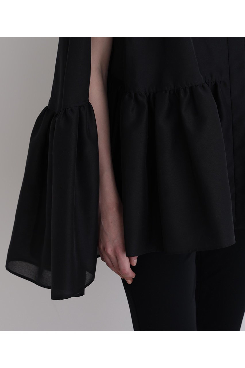 【ル フィル/LE PHIL】のシアーオーガンジーケープブラウス 人気、トレンドファッション・服の通販 founy(ファニー) ファッション Fashion レディースファッション Fashion for Women トップス・カットソー Cut & Sew Tops シャツ・ブラウス・オフィスカジュアル Elegant Blouses & Button-Ups おすすめ Recommended / Our Picks オーガンジー Organza Fabric シアー Sheer, See-Through スタンダード Standard, Basic スリット Slit, Slit Detail スリーブ Sleeve, Long Sleeve / Short Sleeve タートルネック Turtleneck, High Neck ボトム Bottoms, Lower Wear ロング Long, Long-Length ワイド Wide, Wide Fit other-8|ID: prp329100004717973 ipo3291000000034376990