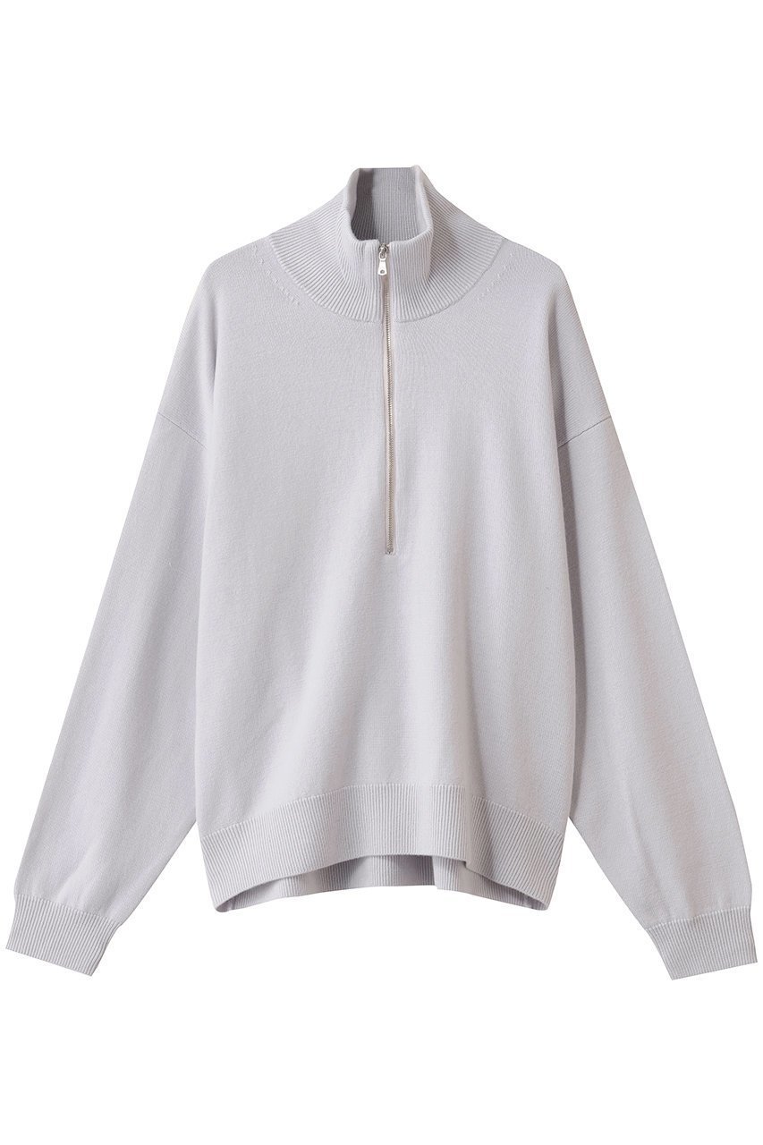 【メゾンスペシャル/MAISON SPECIAL】の【UNISEX】CASHFEEL EX FINE MERINO 9GG ハーフジップ インテリア・キッズ・メンズ・レディースファッション・服の通販 founy(ファニー) 　ファッション　Fashion　レディースファッション　Fashion for Women　トップス・カットソー　Cut & Sew Tops　ニット　Knit Tops & Sweaters　カジュアルプルオーバー・ニットトップス　Pullovers & Knit Tops / Casual Pullovers　ユニセックス　Unisex, Genderless　ショルダー　Shoulder, Shoulder Strap　スウェット / スエット　Sweatshirt, Sweatwear　スラックス　Slacks, Dress Pants　ドロップ　Drop Shoulder, Dropped Style　バランス　Balance, Style Balance　エレガント 上品　Elegant　新作・新入荷　New Arrivals / New In　G.BGE(グレーベージュ)|ID: prp329100004717974 ipo3291000000034091237