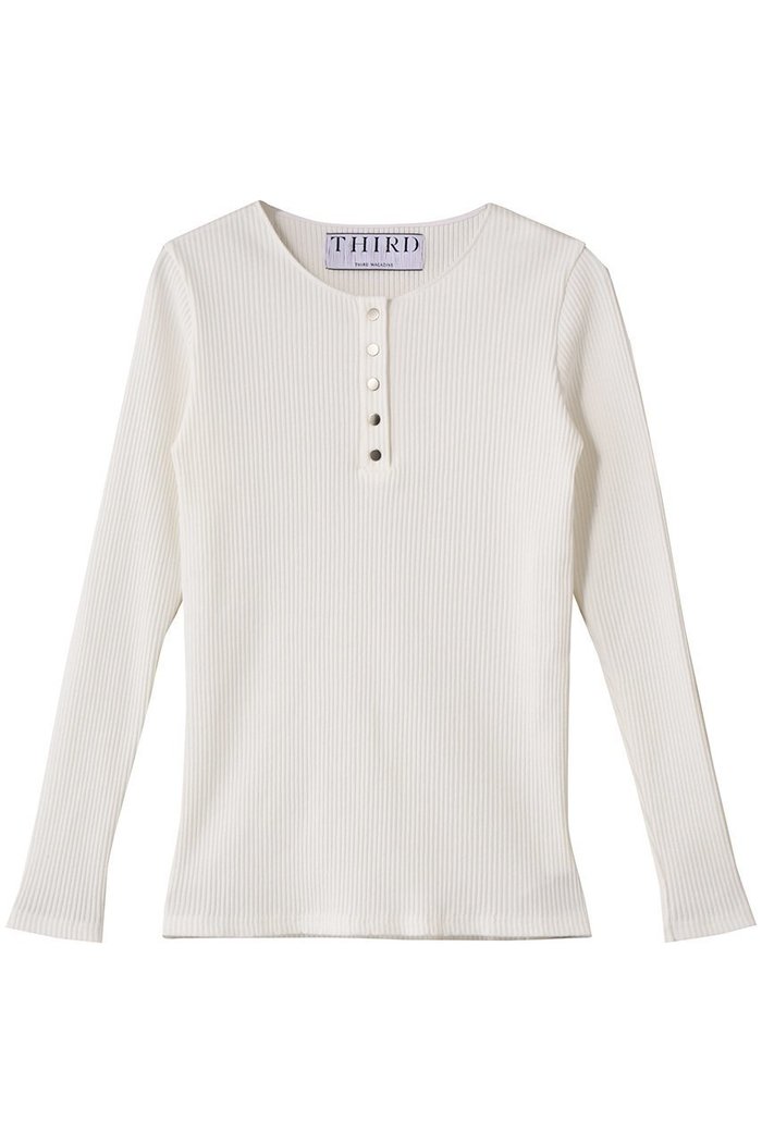 【サードマガジン/THIRD MAGAZINE】のリブヘンリーネックトップ インテリア・キッズ・メンズ・レディースファッション・服の通販 founy(ファニー) https://founy.com/ ファッション Fashion レディースファッション Fashion for Women トップス・カットソー Cut & Sew Tops シャツ・ブラウス・オフィスカジュアル Elegant Blouses & Button-Ups ロングTシャツ・Tシャツ Longline T-Shirts & Tees カットソー・ベーシックTシャツ Cut-and-Sewn Tops / Stretch Tees & Basics シンプル Simple, Minimal スリーブ Sleeve, Long Sleeve / Short Sleeve バランス Balance, Style Balance ロング Long, Long-Length 定番 Standard, Basic Item |ID: prp329100004717978 ipo3291000000036066656