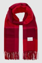 【アナイ/ANAYI】のパネルチェックカシミヤストール レッド系|ID: prp329100004717982 ipo3291000000035834190