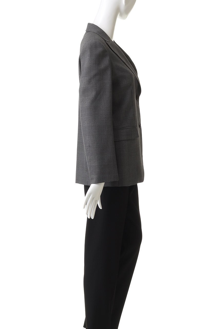 【ジェイドット/j.】のグレンチェックウールシングルジャケット 人気、トレンドファッション・服の通販 founy(ファニー) 　ファッション　Fashion　レディースファッション　Fashion for Women　アウター　Coat / Outerwear Collection　レディースジャケット・軽アウター　Jackets　シンプル　Simple, Minimal　ジャケット　Jacket, Outerwear　スリーブ　Sleeve, Long Sleeve / Short Sleeve　チェック　Check, Plaid, Tartan　マニッシュ　Mannish, Boyish　ロング　Long, Long-Length　エレガント 上品　Elegant　新作・新入荷　New Arrivals / New In　A/W・秋冬　Autumn/Winter　other-3|ID: prp329100004717987 ipo3291000000034091324