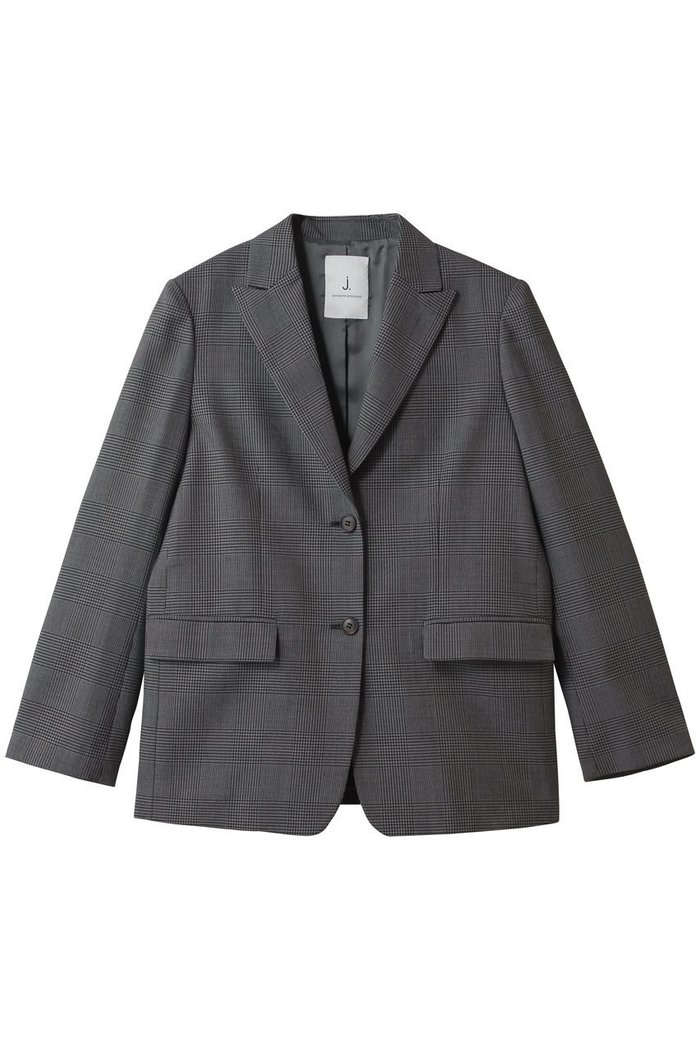 【ジェイドット/j.】のグレンチェックウールシングルジャケット インテリア・キッズ・メンズ・レディースファッション・服の通販 founy(ファニー) https://founy.com/ ファッション Fashion レディースファッション Fashion for Women アウター Coat / Outerwear Collection レディースジャケット・軽アウター Jackets シンプル Simple, Minimal ジャケット Jacket, Outerwear スリーブ Sleeve, Long Sleeve / Short Sleeve チェック Check, Plaid, Tartan マニッシュ Mannish, Boyish ロング Long, Long-Length エレガント 上品 Elegant A/W・秋冬 Autumn/Winter |ID: prp329100004717987 ipo3291000000035834227