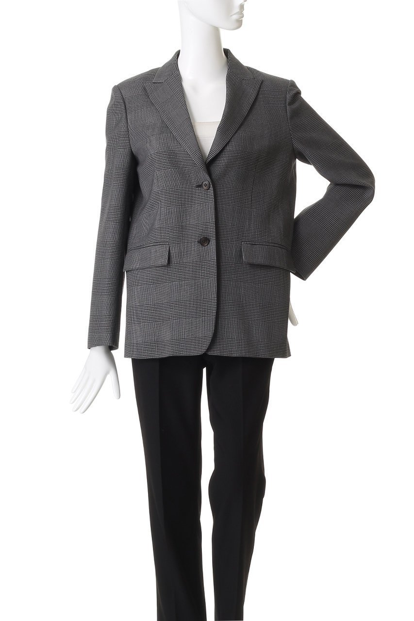 【ジェイドット/j.】のグレンチェックウールシングルジャケット 人気、トレンドファッション・服の通販 founy(ファニー) 　ファッション　Fashion　レディースファッション　Fashion for Women　アウター　Coat / Outerwear Collection　レディースジャケット・軽アウター　Jackets　シンプル　Simple, Minimal　ジャケット　Jacket, Outerwear　スリーブ　Sleeve, Long Sleeve / Short Sleeve　チェック　Check, Plaid, Tartan　マニッシュ　Mannish, Boyish　ロング　Long, Long-Length　エレガント 上品　Elegant　A/W・秋冬　Autumn/Winter　other-2|ID: prp329100004717987 ipo3291000000036802122