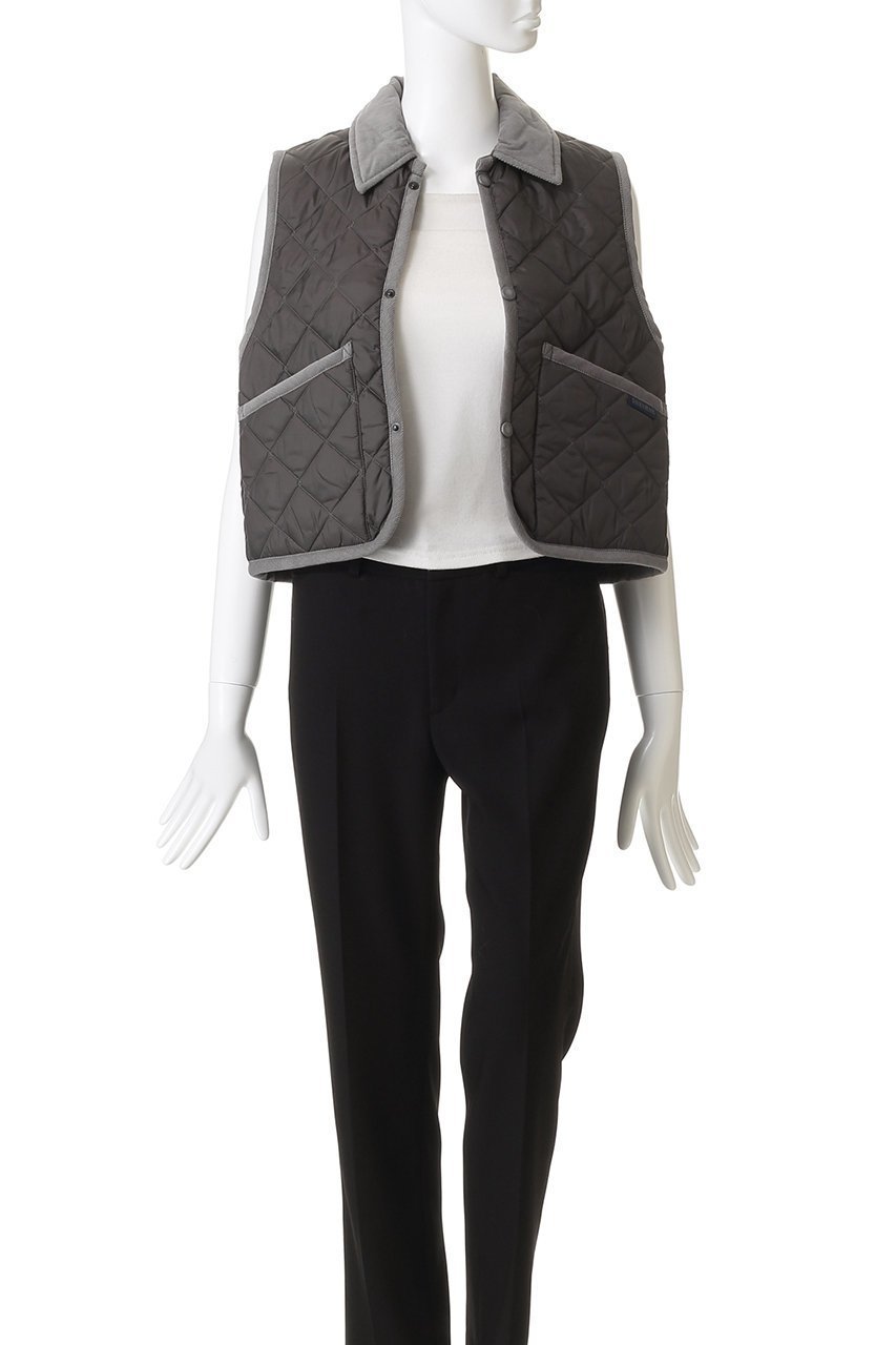 【ラベンハム/lavenham】のCROPPED RAYDON GILET ベスト 人気、トレンドファッション・服の通販 founy(ファニー) 　ファッション　Fashion　レディースファッション　Fashion for Women　アウター　Coat / Outerwear Collection　レディースジャケット・軽アウター　Jackets　エレガント 上品　Elegant　キルティング　Quilted, Quilting　キルト　Quilt, Quilted Fabric　クロップド　Cropped, Short Length　ジャケット　Jacket, Outerwear　トレンド　Trend, Trending Now　バランス　Balance, Style Balance　フェミニン　Feminine, Girly　ベスト　Vest, Waistcoat　定番　Standard, Basic Item　新作・新入荷　New Arrivals / New In　other-7|ID: prp329100004717992 ipo3291000000034091375
