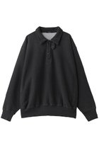 【イレーヴ/YLEVE / MEN】の【MEN】 HEAVY ウェイト フリース ブリーチ スナップ プルオーバー チャコール|ID: prp329100004717994 ipo3291000000034091386