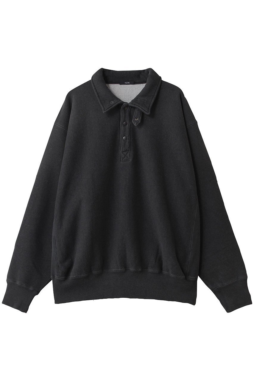 【イレーヴ/YLEVE / MEN】の【MEN】 HEAVY ウェイト フリース ブリーチ スナップ プルオーバー インテリア・キッズ・メンズ・レディースファッション・服の通販 founy(ファニー) 　ファッション　Fashion　メンズファッション　Fashion for Men　トップス・カットソー　Cut & Sew Tops　パーカー・フーディー / カジュアルコーデ　Hoodies & Parkas　メンズシャツ　Shirts　シンプル　Simple, Minimal　ブリーチ　Bleach, Washed Finish　ヴィンテージ　Vintage Style　新作・新入荷　New Arrivals / New In　チャコール|ID: prp329100004717994 ipo3291000000034091386