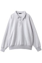 【イレーヴ/YLEVE / MEN】の【MEN】 HEAVY ウェイト フリース ブリーチ スナップ プルオーバー ヘザー|ID: prp329100004717994 ipo3291000000034091387