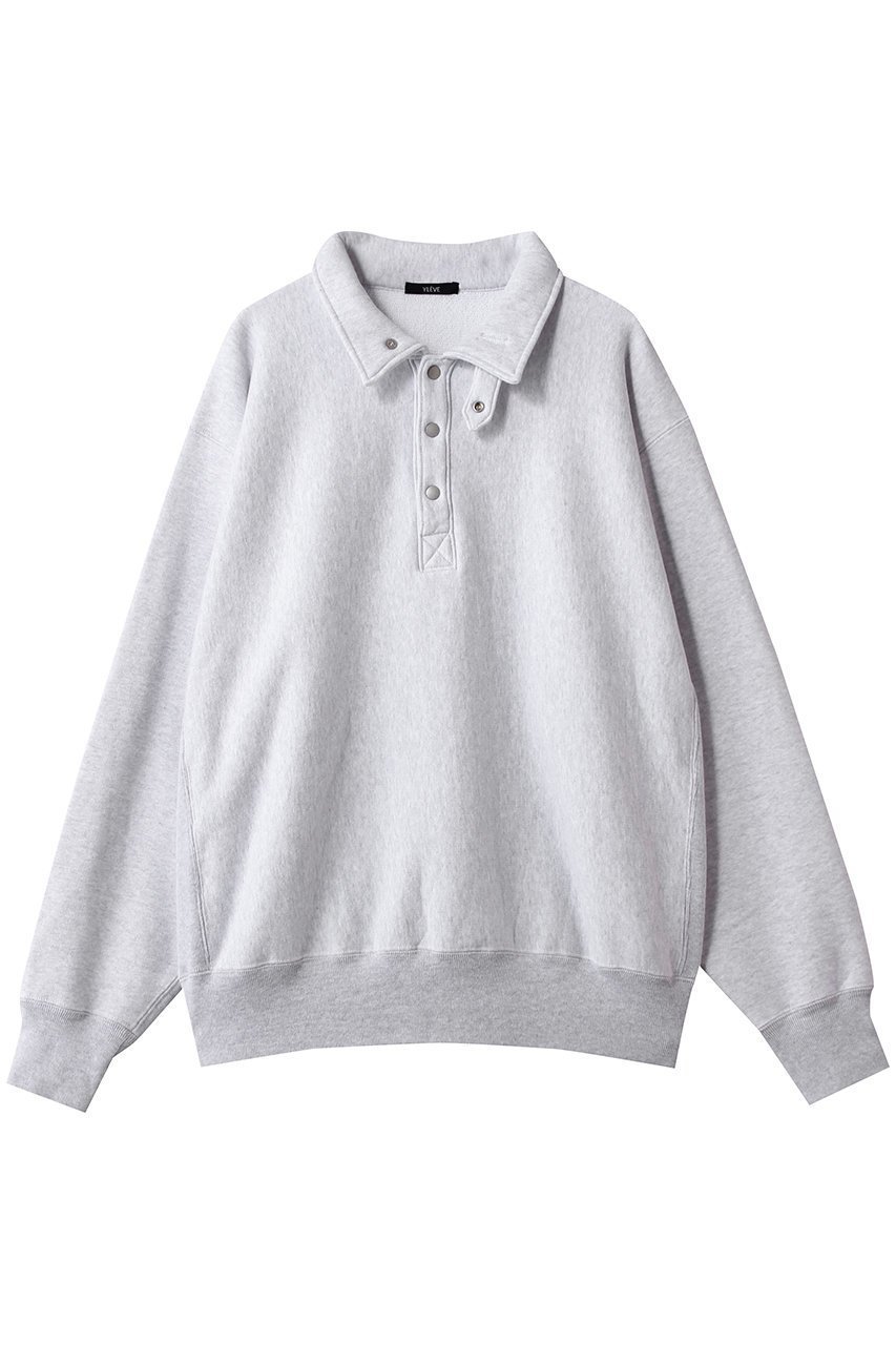 【イレーヴ/YLEVE / MEN】の【MEN】 HEAVY ウェイト フリース ブリーチ スナップ プルオーバー インテリア・キッズ・メンズ・レディースファッション・服の通販 founy(ファニー) 　ファッション　Fashion　メンズファッション　Fashion for Men　トップス・カットソー　Cut & Sew Tops　パーカー・フーディー / カジュアルコーデ　Hoodies & Parkas　メンズシャツ　Shirts　シンプル　Simple, Minimal　ブリーチ　Bleach, Washed Finish　ヴィンテージ　Vintage Style　新作・新入荷　New Arrivals / New In　ヘザー|ID: prp329100004717994 ipo3291000000034091387