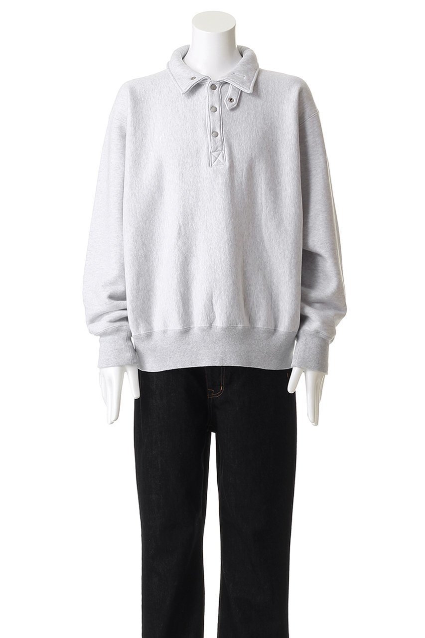 【イレーヴ/YLEVE / MEN】の【MEN】 HEAVY ウェイト フリース ブリーチ スナップ プルオーバー 人気、トレンドファッション・服の通販 founy(ファニー) 　ファッション　Fashion　メンズファッション　Fashion for Men　トップス・カットソー　Cut & Sew Tops　パーカー・フーディー / カジュアルコーデ　Hoodies & Parkas　メンズシャツ　Shirts　シンプル　Simple, Minimal　ブリーチ　Bleach, Washed Finish　ヴィンテージ　Vintage Style　新作・新入荷　New Arrivals / New In　other-2|ID: prp329100004717994 ipo3291000000034091388