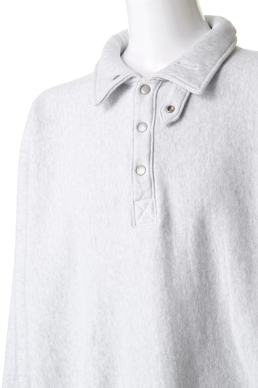 【イレーヴ/YLEVE / MEN】の【MEN】 HEAVY ウェイト フリース ブリーチ スナップ プルオーバー 人気、トレンドファッション・服の通販 founy(ファニー) 　ファッション　Fashion　メンズファッション　Fashion for Men　トップス・カットソー　Cut & Sew Tops　パーカー・フーディー / カジュアルコーデ　Hoodies & Parkas　メンズシャツ　Shirts　シンプル　Simple, Minimal　ブリーチ　Bleach, Washed Finish　ヴィンテージ　Vintage Style　新作・新入荷　New Arrivals / New In　other-5|ID: prp329100004717994 ipo3291000000034091391