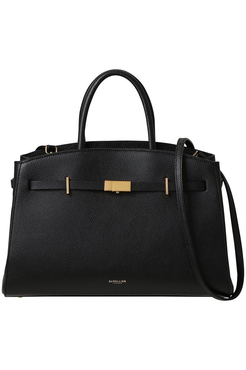 【デメリエー ロンドン/DEMELLIER LONDON】のTHE MIDI HUDSON ハンドバッグ インテリア・キッズ・メンズ・レディースファッション・服の通販 founy(ファニー) 　ファッション　Fashion　レディースファッション　Fashion for Women　バッグ　Bags　オケージョン　Occasion Wear　スクエア　Square, Square Shape　フォルム　Silhouette, Form　ロンドン　London Style, British Inspired　エレガント 上品　Elegant　新作・新入荷　New Arrivals / New In　ブラック|ID: prp329100004717999 ipo3291000000034091552