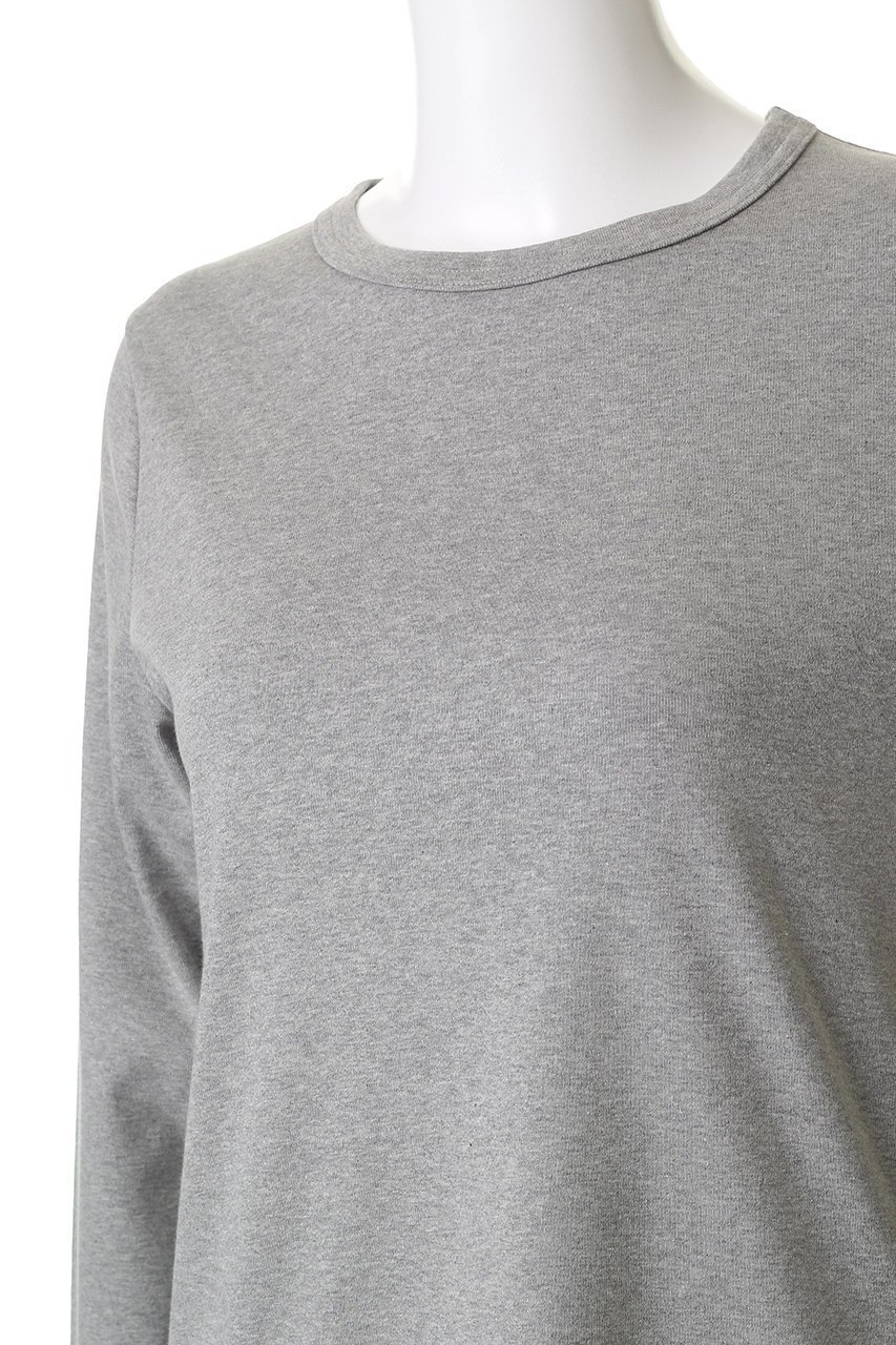 【エブール/ebure】のナローネックロングスリーブ クルーネックカットソー 人気、トレンドファッション・服の通販 founy(ファニー) 　ファッション　Fashion　レディースファッション　Fashion for Women　トップス・カットソー　Cut & Sew Tops　シャツ・ブラウス・オフィスカジュアル　Elegant Blouses & Button-Ups　ロングTシャツ・Tシャツ　Longline T-Shirts & Tees　カットソー・ベーシックTシャツ　Cut-and-Sewn Tops / Stretch Tees & Basics　インナー　Innerwear　スリーブ　Sleeve, Long Sleeve / Short Sleeve　ロング　Long, Long-Length　エレガント 上品　Elegant　other-5|ID: prp329100004718007 ipo3291000000036086110