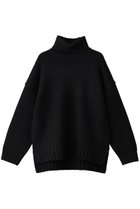 【スローン/SLOANE】の3G ジーロンラム×カシミヤ ドロップショルダー ニットトップス ブラック|ID: prp329100004719362 ipo3291000000034102769